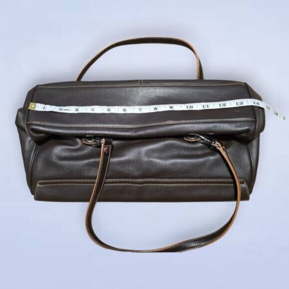 Lauren Ralph Lauren Brown Leather Purse - Picture 4 of 12